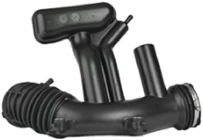 Blow moulded air duct assembly