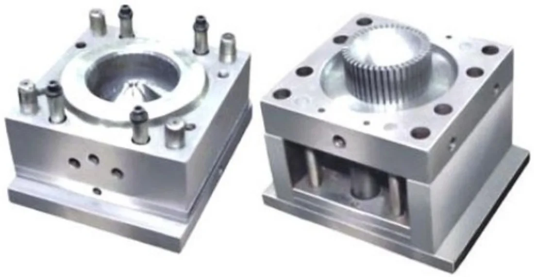 Multi cavity injection tool halves