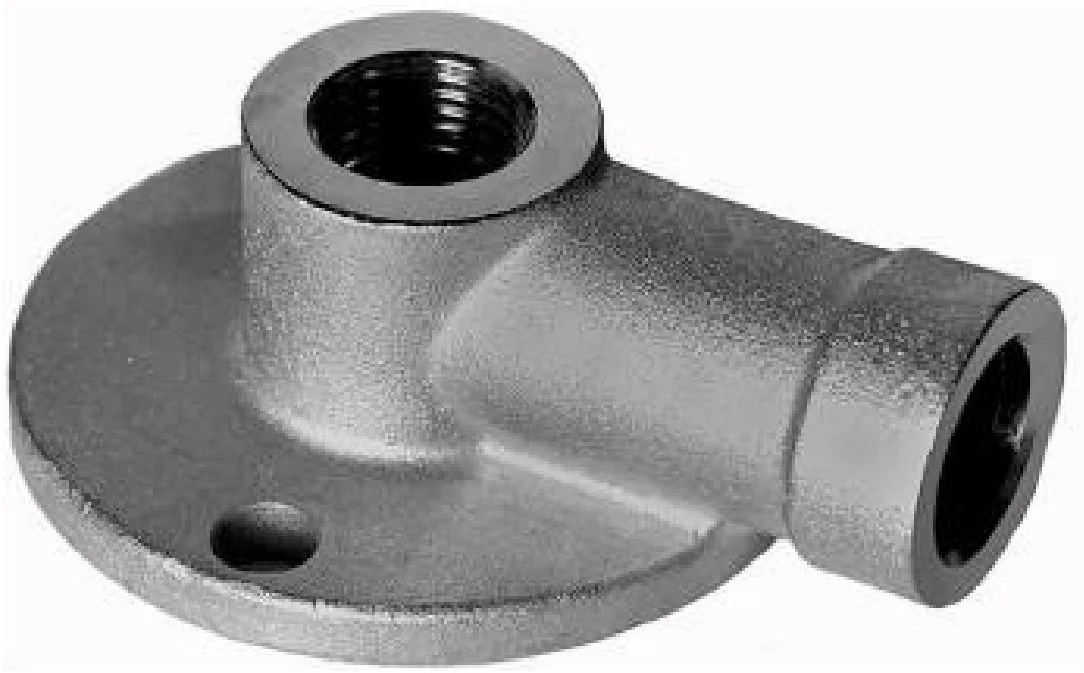 Investment cast metal body