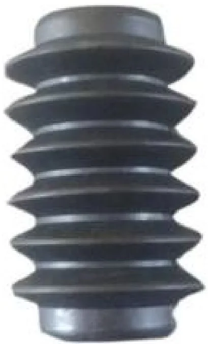 Moulded rubber bellows