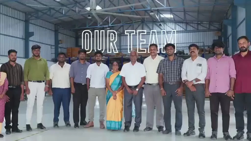 The DIMA TECHIND team at the Coimbatore facility